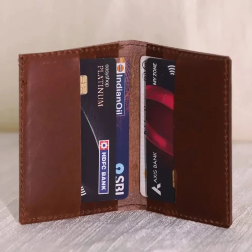 Leather card cover