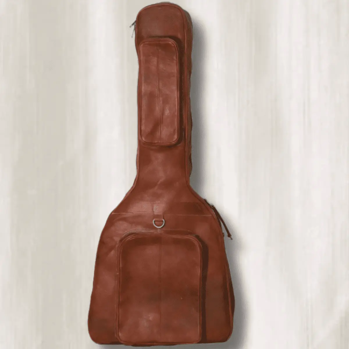 Leather guitar bag